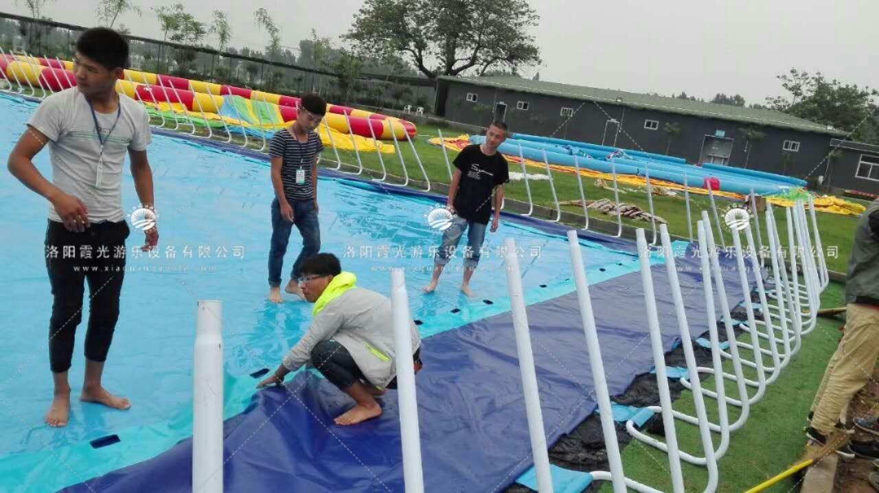 灵台支架游泳池